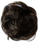 CAISHA Haargummi Bella Hochsteckfrisuren Haarteil Hochzeitfrisuren Voluminös Leicht Gewellt Hitzebeständige Kunstfaser DM17cm Braun G4B