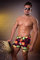 Marco Porta Männer Hotpants Früchte Obstkorb lustige Badehose