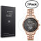 Youniker Lot de 3 protections d'écran en verre trempé pour montre connectée Michael Kors Access Runway 2018 - 9H 0,3 mm - Anti-rayures et sans bulles