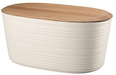 Guzzini - Bread Bin 'Tierra' 39,2 x 23,2 x h19cm - 10lt,Milk White