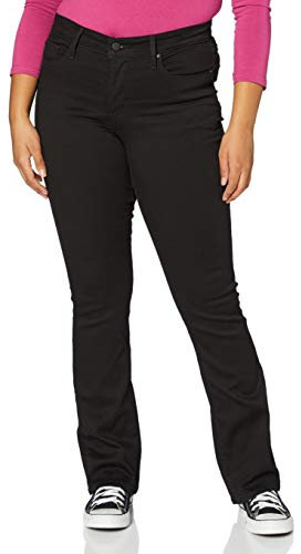 Levi's Women's 315 Shaping Bootcut Jeans, Black and Black, 28W / 30L