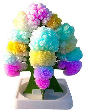 Xniral Bunter Magischer Wachsender Baum Paper Crafts Gift Kreativer DIY-papierbaum Für Kinder Erwachsene, Halloween Christmas Home Decoration (Bunter Baum × 1)