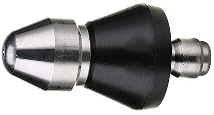 Boquilla de limpieza de alta presión Boquilla giratoria Manguera de drenaje Boquilla de agua de limpieza Boquilla de conexión rápida Para dragar tuberías de alcantarillado (1/4 1 frontal 6 posterior)