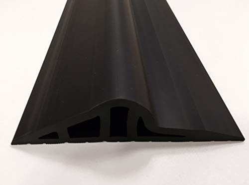 STORMSTOP 30mm High Garage Door Threshold Seal 2.5m (8'2) Black + Adhesive x 1