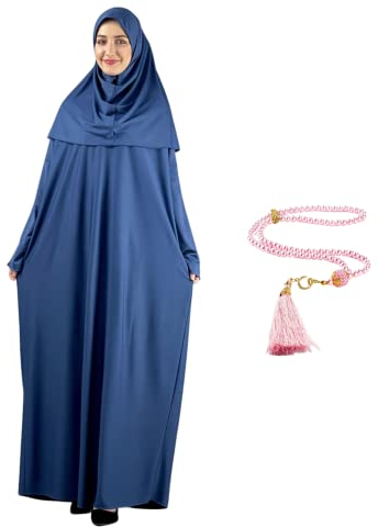 Modish Group Damen Gebetskleidung Mit Hijab Rosenkranz, Muslim Kleidung Für Frauen, Türkisch Muslimische Lang Kleider Set, Abaya Jilbab, Islamische Burka, Ramadan