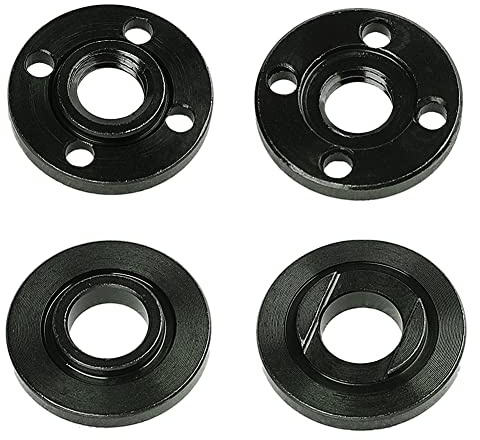 Set of 4 Grinder Flange Replacement Parts 5/8-11 Grinder Nuts, Angle Grinder Attachments Compatible with Dewalt Milwaukee Ryobi Makita