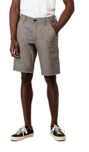 Reell Flex Grip Chino Short, Stone Green Linen 31