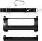 Geekria Silicone Speaker Case Cover Compatible with JBL Flip 6, Protective Waterproof Soft Skin, Replacement Speakers Travel with Shoulder Strap (Black)