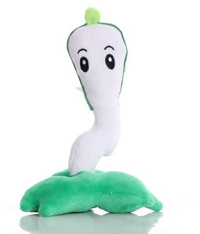 Aolivia Plants vs. Zombies Pvz Plush Toy, Soft Stuffed Doll, 15-20cm, Comes with 50pcs Stickers