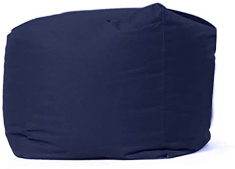 Pouf de jardin bleu foncé