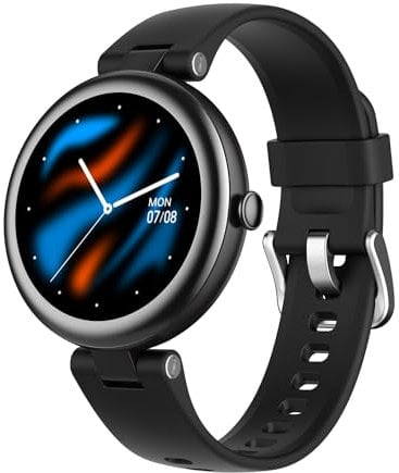 SHANG WING Smart Watches for Women,Stylish Round Screen 40mm Ladies Smart Watch with Step Counter,Heart Rate,SpO2,Sleep Tracker 100+ Sport Modes,Fitness Watch Women with Bluetooth Call,SMS/SNS Notify