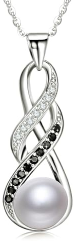 NONNYLLEI Geschenke für Ehefrau Perlenkette Schmuck Weihnachten Geschenk Muttertags Mama Geschenk Valentinstag Jubiläum Hochzeit Geburtstag Frau Freundin
