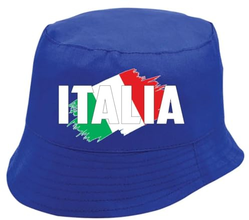 Wallitschek Italien Fischerhut, Italia, Fußball, Anglerhut, Sonnenhut, Italian Bucket Hat