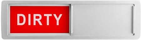 Dishwasher Magnetic Sticker - Acrylic Clean Sign, Sliding Clean Status Magnetic Sign | Dishwasher Clean Logo, Clean Dirty Dishwasher Magnets, Versatile Dishwasher Magnets for Dishwasher