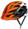ALPINA PANOMA - Reflektierender & Optimal Belüfteter Fahrradhelm Mit Fliegennetz & Nachrüstbarem LED Für Erwachsene, orange-Black-White Gloss, M (56-59 cm)