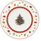 Villeroy & Boch – Toy's Delight Specials Frühstücks-/ Dessertteller Rot und Weiß, Spülmaschinenfest, Mikrowellensicher, Teller, Frühstücksteller, Dessertteller, Weihnachtsgeschirr, Premium Porzellan