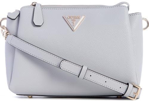 GUESS Damen Noelle Triple Compartment Crossbody Umhängetasche, Lavendelgrau