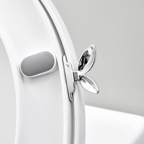 Toilet Seats Lift Handle, Self Adhesive Toilet Lid Cover Lifter Avoid Touching Sticky Toilet Seat Lifter Handle Toilet Seat Bumpers Toilet Lifting Tool for Office School Home