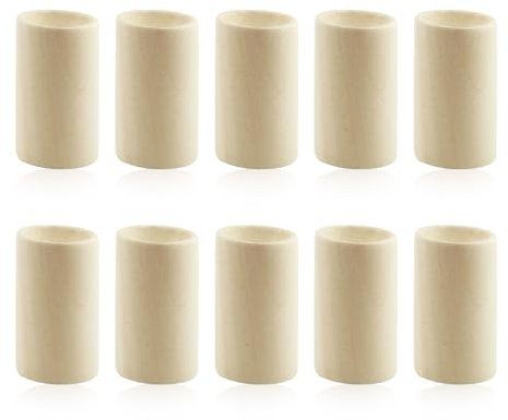 10er Set Mini Diffuser Holz für Ätherische Öle, Natürliche Aroma Diffusor aus Buchenholz, Klein und Tragbar Rituals Raumduft Diffuser gegen Mücken, für Wohnzimmer Schlafzimmer Büro Auto Badezimmer