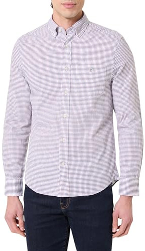 Gant Herren Reg Classic Poplin Micro Check Hemd (1er Pack)