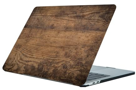 HLAAJJX Hülle Kompatibel mit 2024-2021 MacBook Pro 14 Zoll A2442 A2779 A2918 A2992, Plastik Hartschale Schutzhülle Case Cover für MacBook Pro 14 M1 M2 M3 M4 Max,Gealtertes Holz