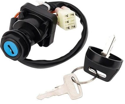 BVNZUFH Interrupteur à clé de Contact for Moto, Verrouillage électrique de Porte for King Quad 750 LTA750 450 LTA450X 500 LTA500 400 LTA400F LTF400F
