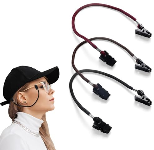 WUSJCOF 3 PCS Winddicht Clip, Cap Retainer Clip, Hats Keeper, für Climbing, Fishing, Camping, Boating, Sailing, Golf, Hiking