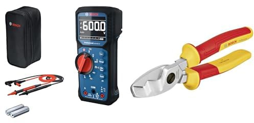 Bosch Professional Digital Multimeter GDM 600-15 mit VDE Cable Scissors - 200mm