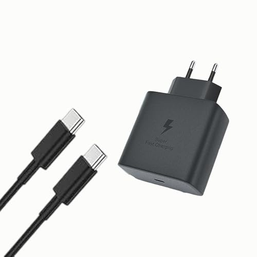Chargeur Super Rapide USB-C 45W pour Samsung Galaxy S26/S26+/S25 Ultra/S25+/S25/S24 Ultra/S24+/S24/S23 Ultra/S22/S21/S20, Z Fold 5-7/Flip 5-7 Équipement, connecteur USB de Type C avec câble C