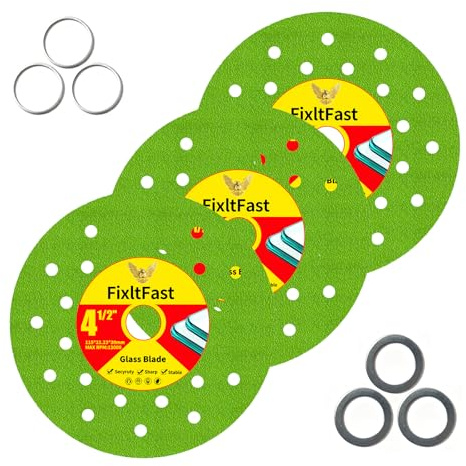 FIXLTFAST 4-1/2 x 7/8 Diamond Tile Cutting Disc for Angle Grinder - 3PCS