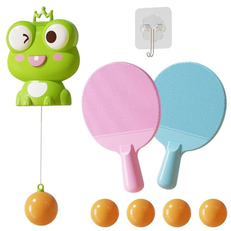 Tischtennis-Training | Hängbares Tür-Pong-Spiel mit Schläger und Bällen