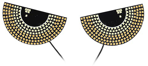 Mister Gadget - LT6843 - Occhi Luminosi USB per Auto - Illuminazione LED Divertente e Originale - Facile da Installare - Personalizza Il Tuo Veicolo - Taglia 2 - Colore Nero