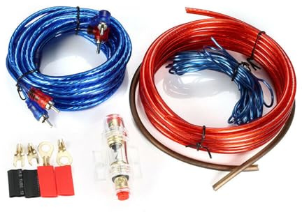 Car Power Amplifier Installation Kit, Car Audio Wire Wiring, Subwoofer Wiring Kit, Amp Wiring kit, 1500W Car Amplifier Wiring Complete Installation Kit
