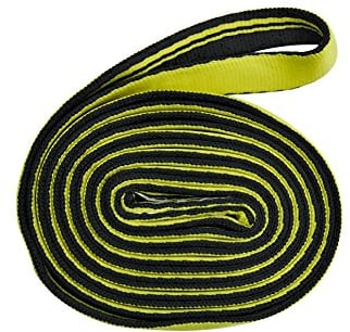 Kong Aro Sling Tubular - Anillo de Banda para Escalada (150 cm), Color Amarillo y Negro