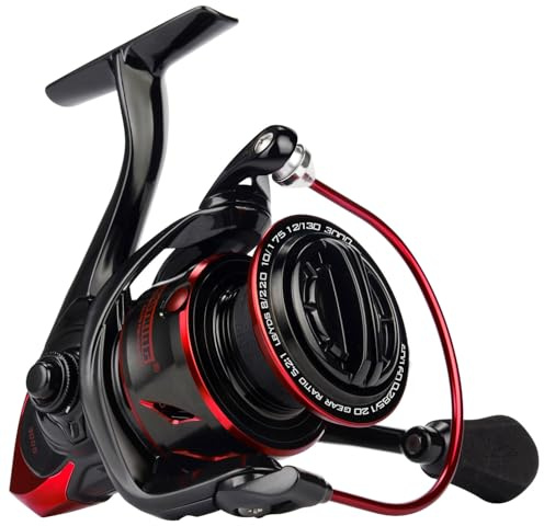 KastKing Sharky Baitfeeder III Angelrolle / Spinnrolle, inkl. Ersatzspule, Front- und Heckbremse, für Karpfen und Hecht geeignet, Sharky III, Sharky III 5000