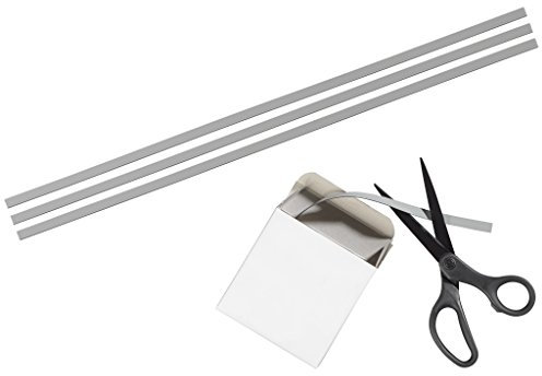 Scrum/Kanban Spaltentrenner, magnetisch haftendes Band, Spaltentrenner für agiles Arbeiten, grau