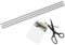Scrum/Kanban Spaltentrenner, magnetisch haftendes Band, Spaltentrenner für agiles Arbeiten, grau