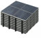 Oviala Lot de 8 Dalles clipsables en Pierre Noire