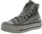CONVERSE Chuck Taylor All Star HI Lift Canvas LTD, Zapatilla Mujer, Gray/Gray/White, 35 EU