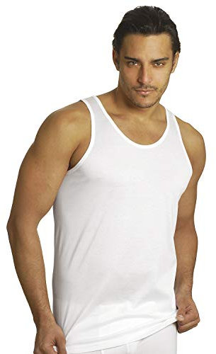 AXIOM Canotta in Cotone Filo di Scozia Uomo (IT, Testo, M, Regular, Regular, Bianco)