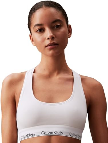 Calvin Klein Unlined Bralette Bralette Women's, White (White), XL