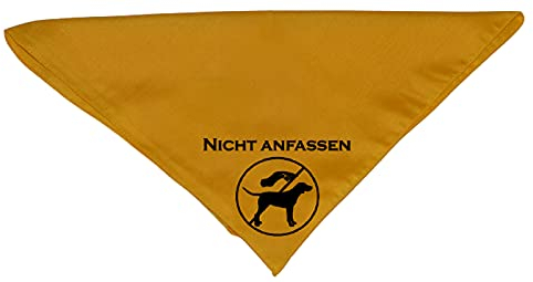 Hundehalstuch Nicht anfassen für Hund im Training Assistenzhund in Ausbildung