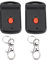 300mhz remote door opener for car,2 Pcs Mini Garage Door Remote Garage Transmitter for MultiCode 3060 3089 4120 Linear