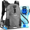 Lunidry Trinkrucksack Fahrradrucksack mit Trinkblase 2L Wasserdicht Sportrucksack, 20L Hydration Rucksack Herren Damen Outdoor Laufrucksack Tagesrucksack Wanderrucksack für Camping Ski MTB Fahrrad