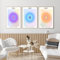 FEOFTIE Mind Body Soul Wandkunst Engel Zahlen Poster Y2k Poster Spirituelle Wandkunst Aura Poster Trendige Wanddekoration Affirmation Poster Aura Wandkunst Spirituelle Wanddekoration 40,6 x 61 cm Set