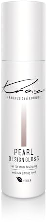 Knaus Hairdesign PEARL Gloss Gel – Starkes Modellier-Gel mit reflektierendem Perlmutt-Effekt | Für Wet-Look & Sleek-Styles | Klebt nicht, reaktivierbar mit Wasser | Haar Paste