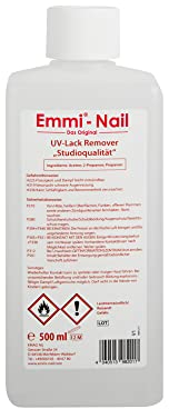 Emmi Nail Shellac/UV-Lack Remover *Studioqualität* I Nagellackentferner zur schonenden Entfernung I Shellac Entferner mit pflegendem Lanolin I 500ml