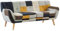 Vente-unique-Sofa 3-Sitzer - Patchwork - Mehrfarbig - SERTI II