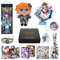 Genshin Impact Merch Box inkl. 11 Geschenk, Alle 5 Stars Charaktere Plush Poster Stand Figur Geschenkbox Set, Sammlung für Traveller Fans (Tartaglia)