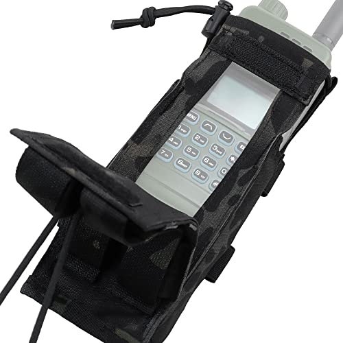 Taktische PRC 152 Drop-down Radio Tasche, Militär MOLLE Walkie-Talkie Tasche für Gürtel Jagdweste